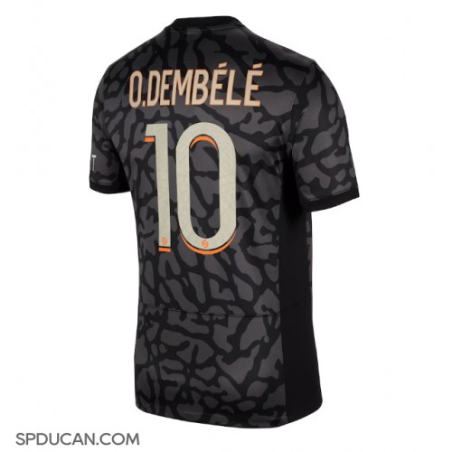 Muški Nogometni Dres Paris Saint-Germain Ousmane Dembele #10 Rezervni 2023-24 Kratak Rukav